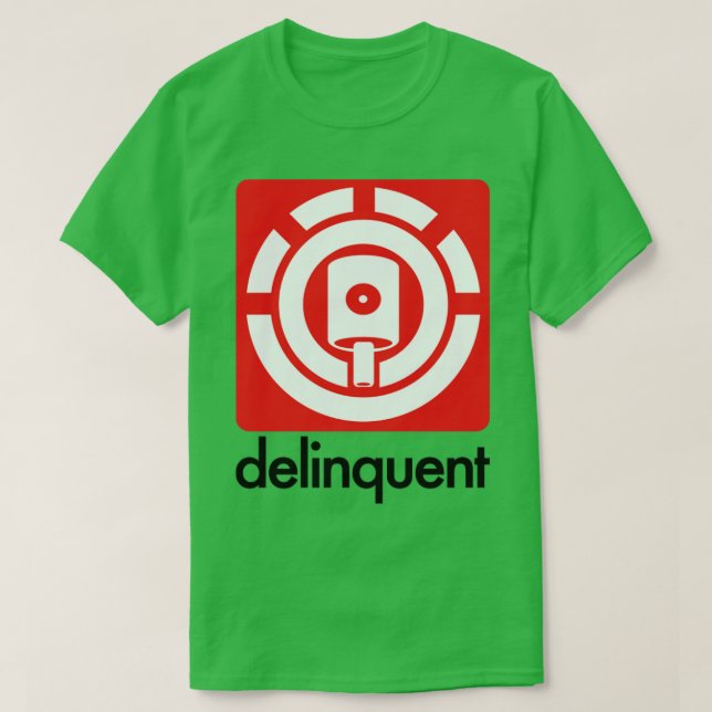 DELINQUENT T SHIRT (Design framsida)