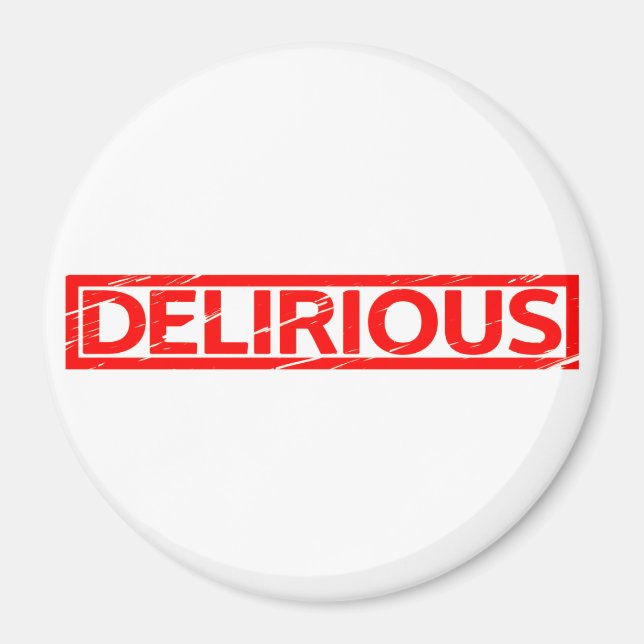 Delirious Frimärke Magnet (Framsidan)