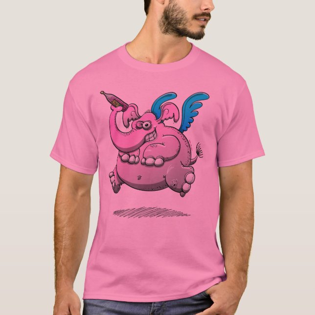Delirium tremenselefant t-shirt (Framsida)