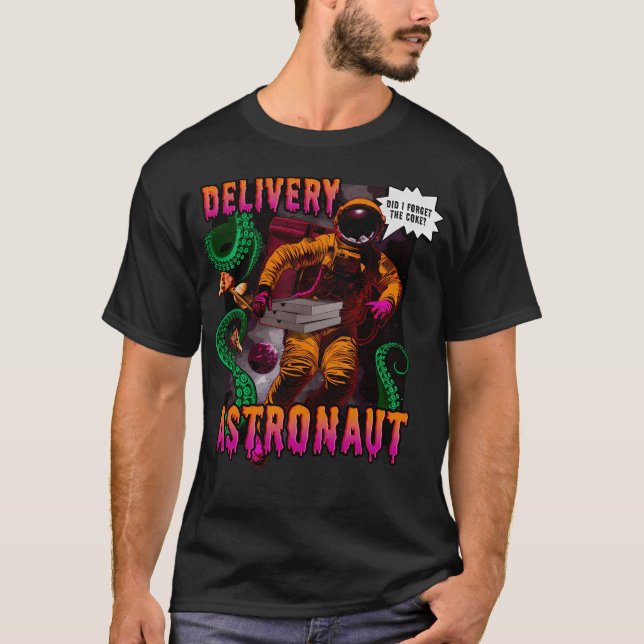 Delivery Astronaut T Shirt (Framsida)