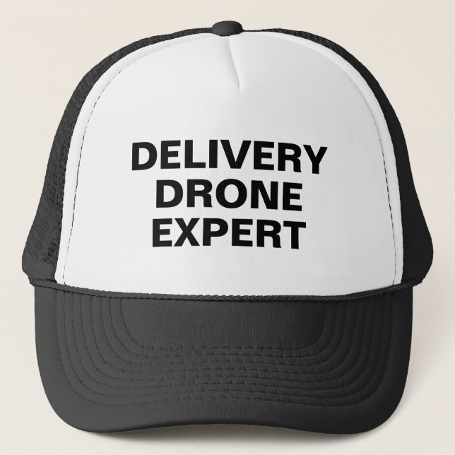 Delivery Drone Expert™ Truckerhatt Keps (Framsida)