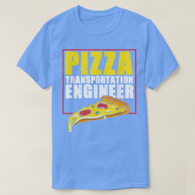 Delivery Guy Pizza Chef T Shirt (Design framsida)