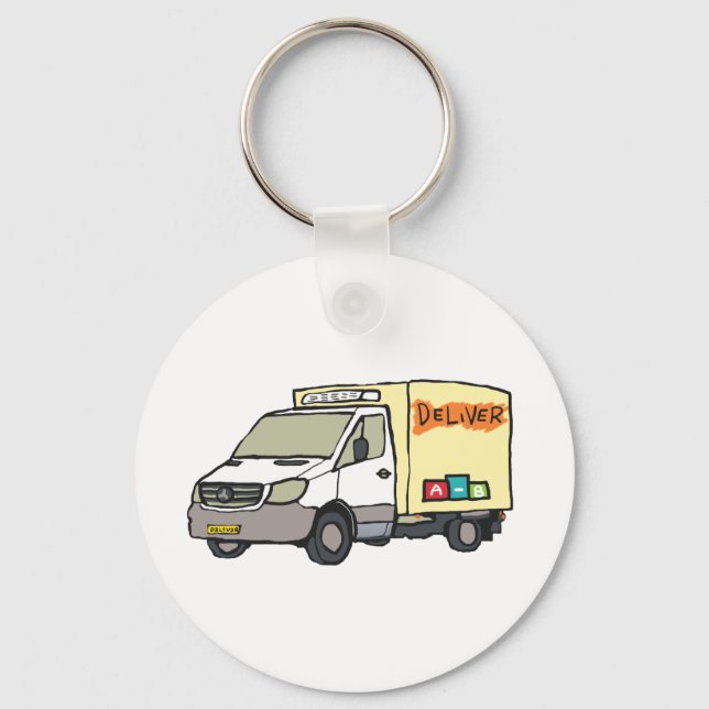 Delivery Van Nyckelring (Framsida)