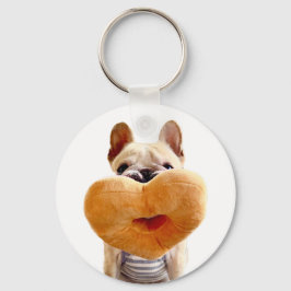 Dell alafrench Heart Donut Keychain! Nyckelring