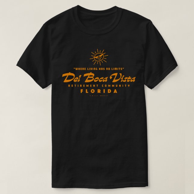 Dell Boca Vista-Orange T Shirt (Design framsida)