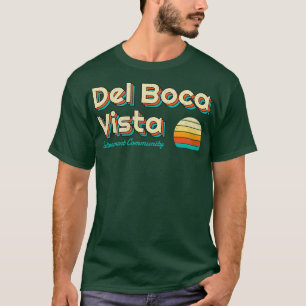 Dell Boca Vista Retro Sunset TShirt 1 T Shirt