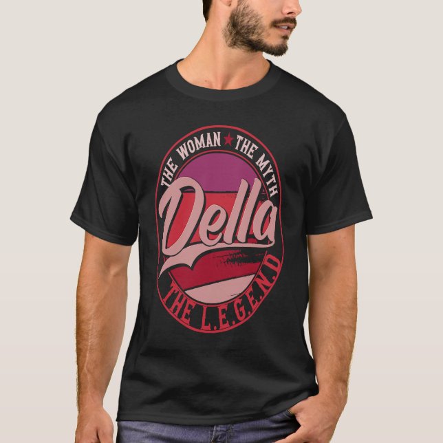 Della Dam i Myth the Legend T Shirt (Framsida)
