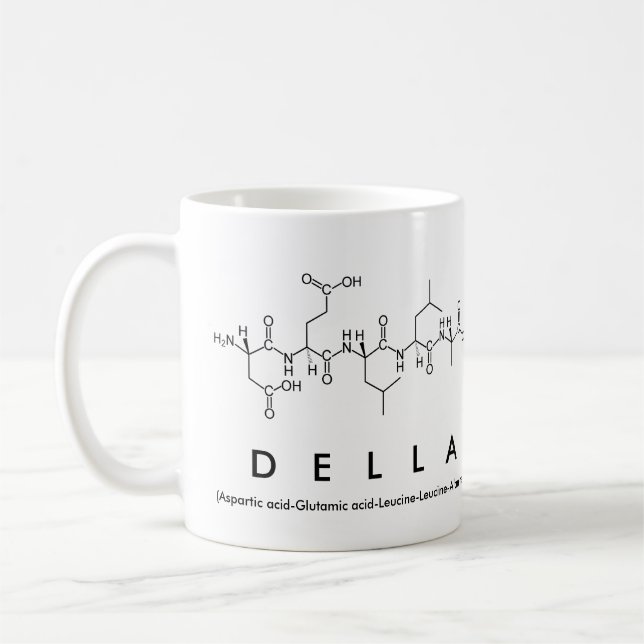 Della peptide namn mugg (Vänster)