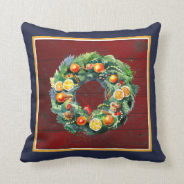 Della Robbia Wandan på Rustic Barn Board Kudde