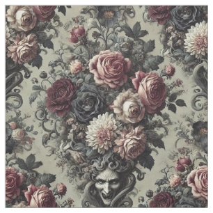 Dellamorte Dellamore - Gothic Påstående Tile Tyg
