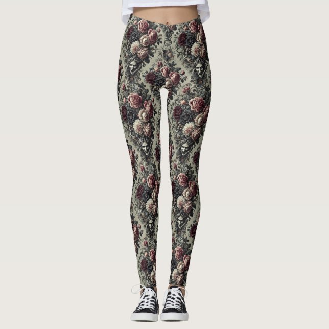 Dellamorte Dellamore - Gothic Victorian Leggings (Framsida)