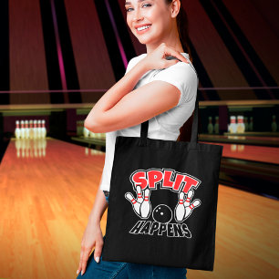 Dellit Happens Funny Bowling Fläkt Tote Bag Tygkasse