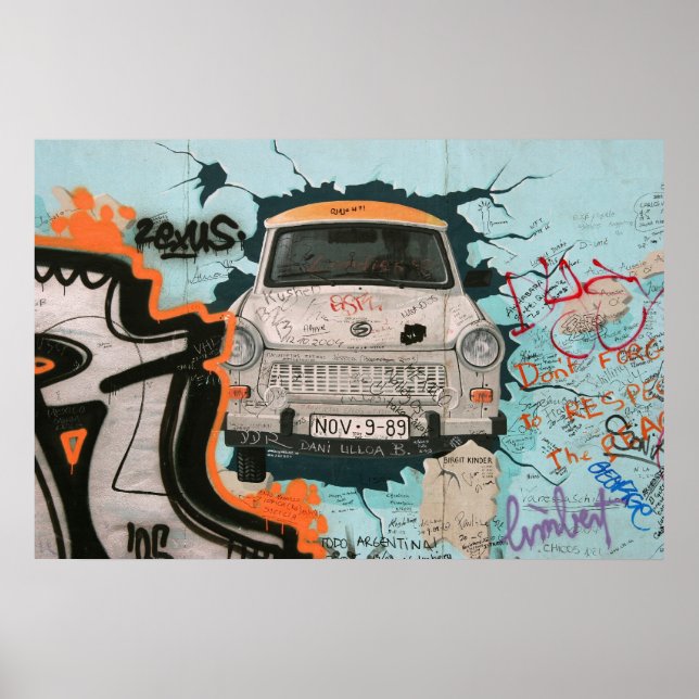 Delning av Berlinmuren Poster (Framsidan)