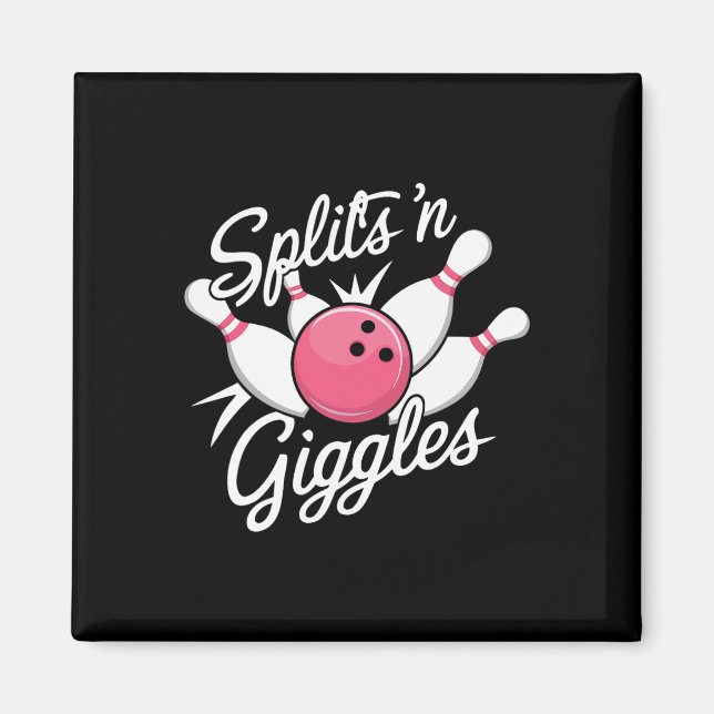 Delningar i Giggles Bowling Bowlareare Bowling Bal Magnet (Framsidan)