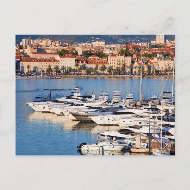 Delningsplats i Kroatien vid Sunset Vykort (Framsida)