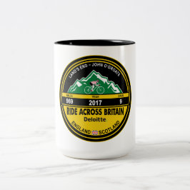 Deloitte RITT ÖVER den BRITANNIEN 2017 MUGGEN Två-Tonad Mugg