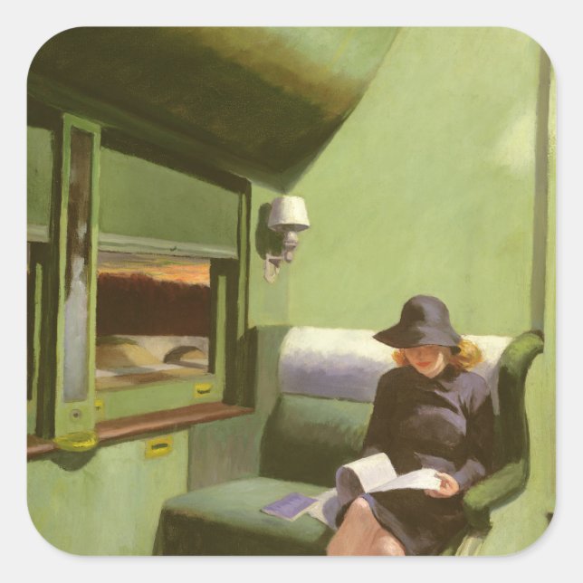 Delområde C, bil 293 Fyrkantigt Klistermärke (Framsida)