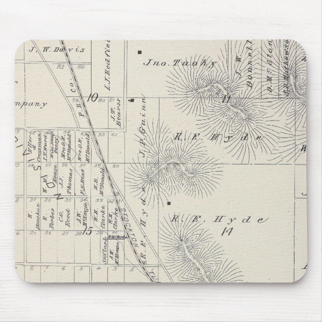 Delområdena Pioneer Land Co Musmatta (Framsidan)