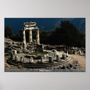 Delphi, Grekland Poster