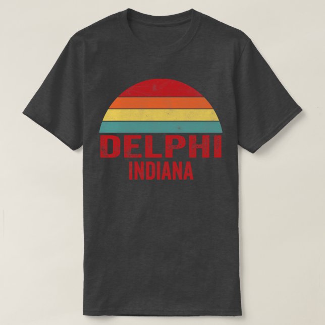 Delphi Indiana T Shirt (Design framsida)
