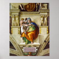 Delphic Sibyl av Michelangelo