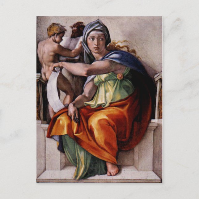 Delphic Sibyl-vykort Vykort (Framsida)