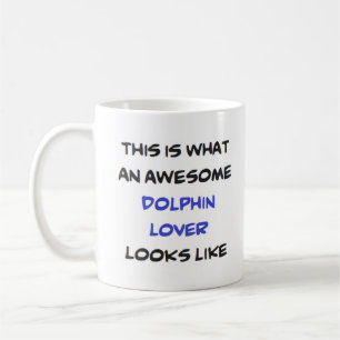 Delphin älskare, fantastisk kaffemugg