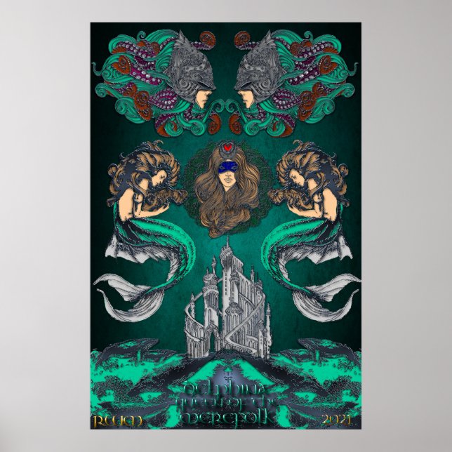 Delphina Queen of the Merefolk Poster (Framsidan)