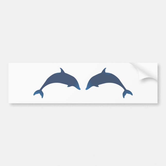 Delphine dolphins bildekal (Framsidan)