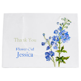 Delphinium bröllop blå blomsterflicka föredrar pre