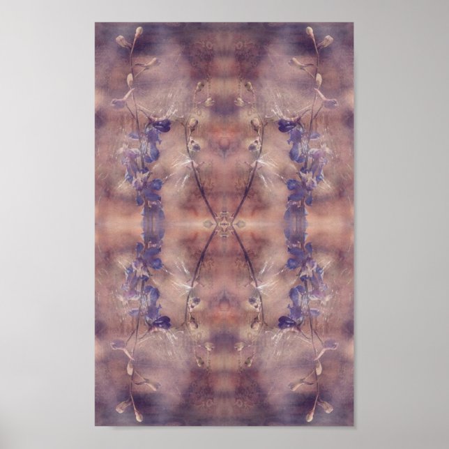 Delphinium Delight Poster (Framsidan)