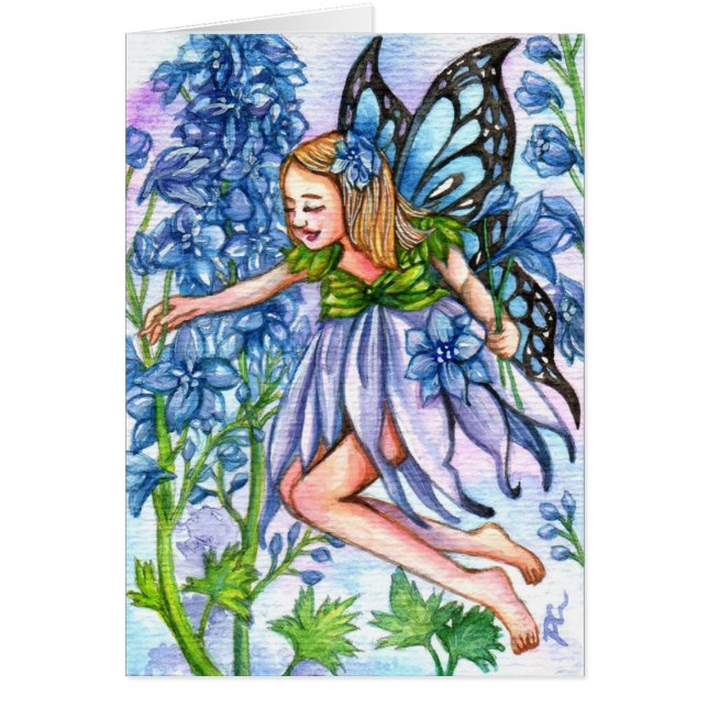 Delphinium Fairy OBS Kort (Framsidan)