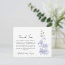 Delphinium | Kondoleans tackkort