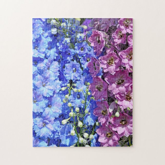 Delphinium skönhet pussel (Vertikal)
