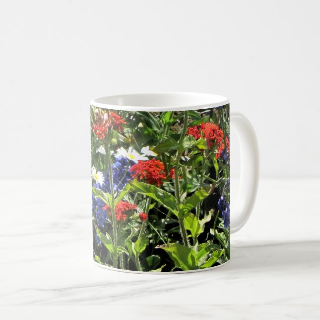 Delphiniums Daisy Malta Kor Kaffemugg (Framsida höger)