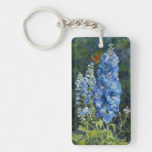 ’Delphiniums’ Nyckelring