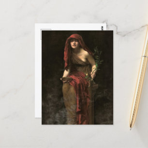 Delphis pris av John Collier Vykort