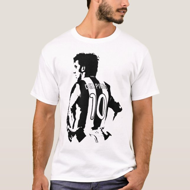 delpiero-spelare boll t shirt (Framsida)