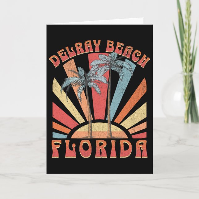 Delray Beach _2  Kort (Framsida)