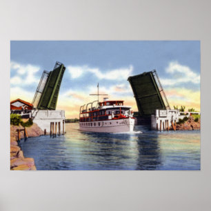 Delray Beach Florida kanalplats Poster