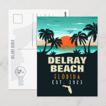 Delray Beach Florida Retro Sunset Souvenirs 60