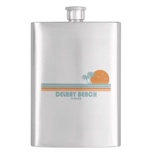 Delray Beach Florida Sol Handflatan Träd Fickplunta