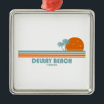 Delray Beach Florida Sol Handflatan Träd Julgransprydnad Metall<br><div class="desc">Delray Beach, som heter "Floridas by the Sea", vädjar till resenärer som vill ha den vänliga stämningen i en liten stad och underhållningsmöjligheterna i en stor stad. Wakodahatchee Wetlands och Morikami Museum och japanska trädgårdar kan inte missas, men ingen kan klandra dig för att du är på väg rak till...</div>