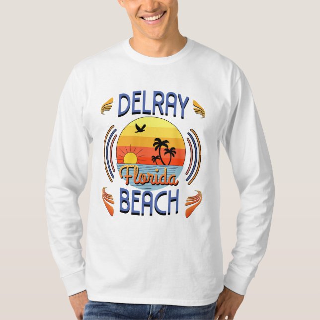 Delray Beach, Florida T Shirt (Framsida)