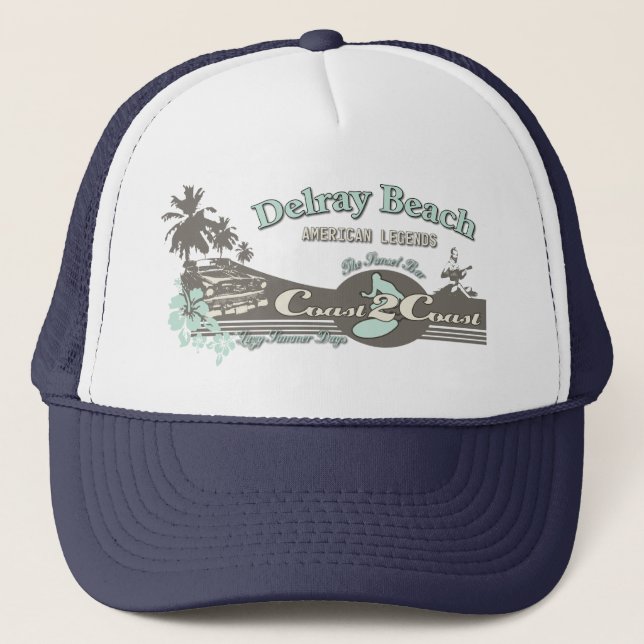 Delray Beach Florida Travel Summer Beach Keps (Framsida)