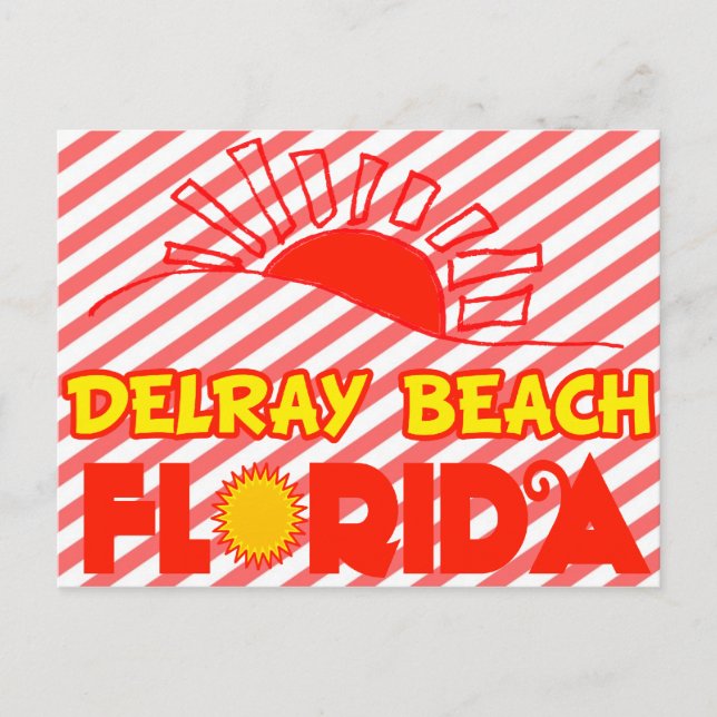 Delray Beach, Florida Vykort (Framsida)
