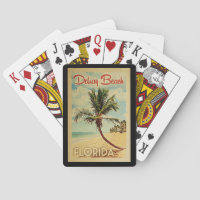 Delray Beach Handflatan Träd Vintage resor