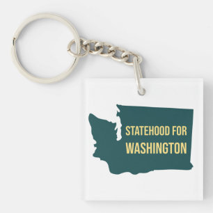Delstat för Washington Retro Minimalistiskt Skämt