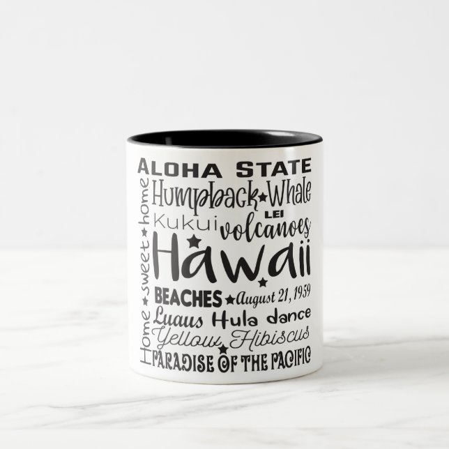 Delstat/Hawaii Två-Tonad Mugg (Center)