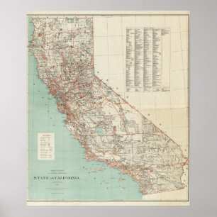 Delstat Kalifornien 2 Poster